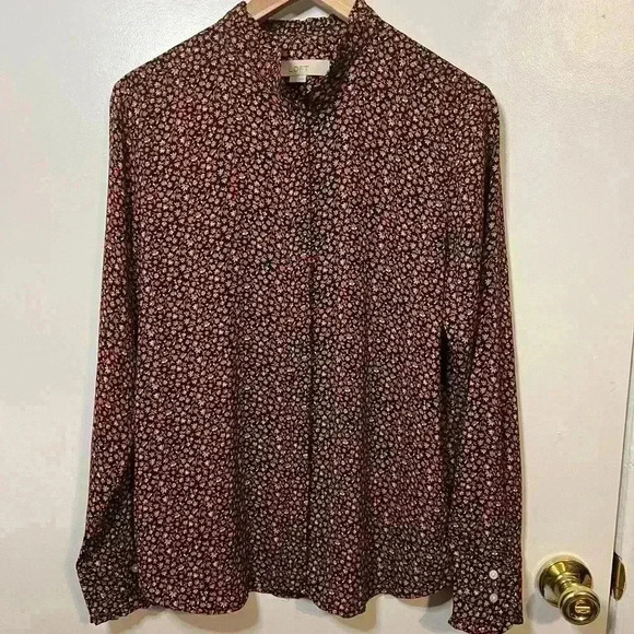 Ann Taylor LOFT Floral Button Down - Picture 1 of 4